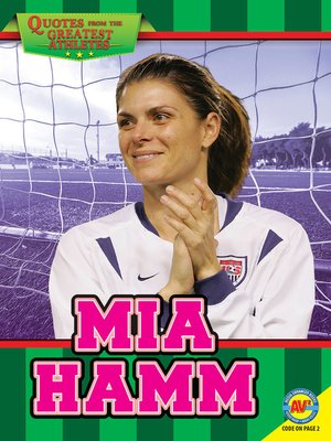 cover image of Mia Hamm